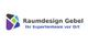 Logo von Raumdesign Gebel mit dem Text "Ihr Expertenteam vor Ort".