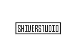 Logo con scritta "SHIVERSTUDIO" in nero su sfondo bianco, incorniciato da un rettangolo nero.