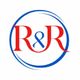 Logo with red "R&R" and blue ampersand encircled by a blue swirl on a white background.