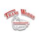 Trans Works logo with transmission illustration and red text.