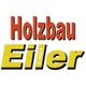 Logo von Holzbau Eiler GmbH in roten und gelben Buchstaben auf weißem Hintergrund.