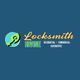 Logo of "Locksmith Irvine" with key icon, offering residential, commercial, and automotive services.