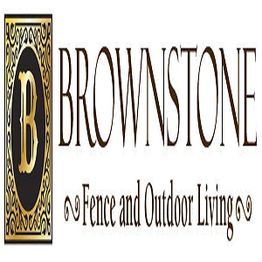 Logo of Brownstone Fence and Outdoor Living with decorative letter "B".