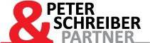 Logo mit rotem "&", schwarzem "PETER SCHREIBER" und grauem "PARTNER" auf weißem Hintergrund.
