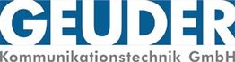 Logo der Geuder Kommunikationstechnik GmbH in blau und grau.