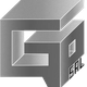 Logo grigio con design 3D e lettere "GPA" e "SRL".