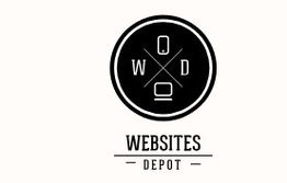 Websites Depot logo with initials and computer mouse icon in a black circle.