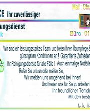 die Frontseite unseres Flyer