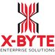 Logo of X-Byte Enterprise Solutions with geometric red and black design above the company name.