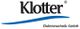 Logo von Klotter Elektrotechnik GmbH mit stilisiertem blauen Schwung.