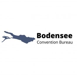 Logo des Bodensee Convention Bureau mit Silhouette des Bodensees.
