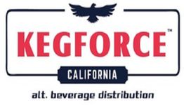 Logo with "KEGFORCE California" and an eagle silhouette above text.