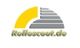Logo mit gelbem und grauem Halbkreis und Schriftzug "Rolloscout.de".