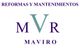 Logo de MVR MAVIRO con el texto "Reformas y Mantenimientos".