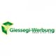 Grünes Logo von Giessgi-Werbung GmbH & Co. KG mit dreidimensionalem Würfelelement.