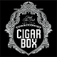 Ornate cigar box logo with "Feast The Foe" and "Tobacconist" text, established 1996.
