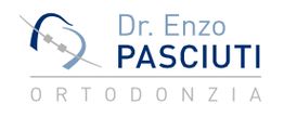 Logo di uno studio ortodontico con il nome "Dr. Enzo Pasciuti Ortodonzia".