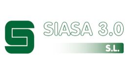 Logo de SIASA 3.0 S.L. con letra "S" verde y fondo blanco.