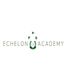 Echelon Academy logo with green birds and a laurel wreath.