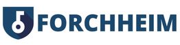 Logo mit dem Text "FORCHHEIM" und einem stilisierten Wappen links daneben.