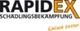 Logo von RAPIDEX Schädlingsbekämpfung mit Slogan "Einfach besser".