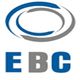 Logo mit blauen und grauen Kreisen, darunter die Buchstaben "EBC".