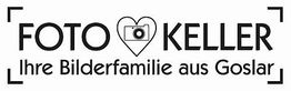 Logo mit Text: "Foto Keller - Ihre Bilderfamilie aus Goslar" und Kamerasymbol.