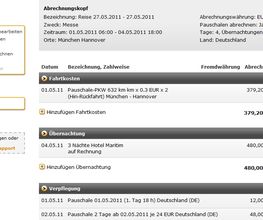 Spesenabrechnung
