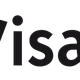 Logo Visavì con testo nero e elemento grafico giallo.