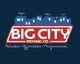 Logo of Big City Moving Co. with a city skyline, reading “Reliable · Affordable · Professional”.