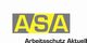 Logo mit den gelben Buchstaben "ASA" auf grauem Hintergrund, darunter "Arbeitsschutz Aktuell".