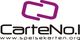 Logo von CarteNo1 mit lila Grafik und Website-URL speisekarten.org darunter.