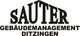 Schwarz-weißes Logo mit dem Text "Sauter Gebäudemanagement Ditzingen".