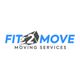 Fit2Move logo with a moving box icon and "Moving Services" text below in gray.