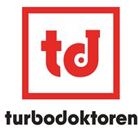 Rotes "td"-Logo in einem Quadrat, darunter der Text "turbodoktoren".