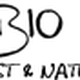 Das Logo zeigt den Schriftzug "Rund um Bio - Naturkost & Naturwaren" in schwarzer Schrift.