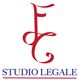 Logo "FC Studio Legale" con lettere rosse intrecciate.