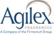 Logo of Agilex Fragrances, a Firmenich Group company, with a swoosh design above the name.