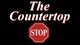 Text on black background: "The Countertop" with a stop sign graphic.