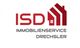 Logo von Immobilienservice Drechsler mit rotem Hausmotiv und Initialen ISD.