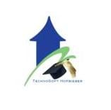 Logo mit blauem Pfeil, grünem Bogen, Doktorhut und Vogel, Text: "TECHNOdorm FORTISSIER".