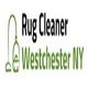 Vacuum icon with the text "Rug Cleaner Westchester NY" in black and green.