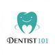 Smiling tooth logo with "Dentist 101" text below.