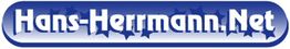Blau-weißes Logo mit der Aufschrift "Hans-Herrmann.Net" und stilisierten Sternen.