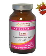 Natürliche Astaxanthin 4mg und 8 mg Kapseln