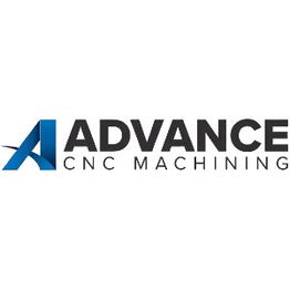 Logo of Advance CNC Machining with a blue stylized letter "A".