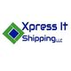 Xpress It Shipping LLC logo with green and blue geometric design.