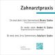Zahnarztpraxis mit drei Ärzten und QR-Code für weitere Informationen.