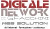 Logo di Digitale Network con testo su servizi web e internet.