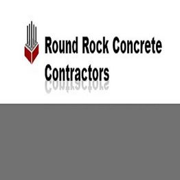 Logo of Round Rock Concrete Contractors with a red and black stylized graphic.